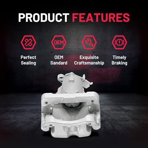 Image of BDFHYK 18-B5400A 18-B5401A Rear Disc Brake Caliper Assembly Compatible with Chevrolet Impala /Malibu 2013-2020, for Buick LaCrosse /Regal 2011-2017, for Cadillac XTS 2013-2019 2.0L 2.5L 3.6L l4 V6 2pcs