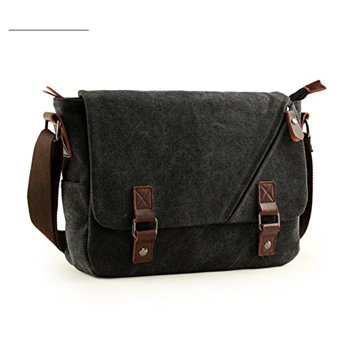 Sac en toile pour hommes sac à bandoulière et trousse de l’élève