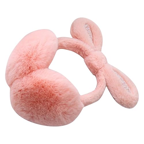 Reusable Earmuffs for Boy Girl Lovely Rabbit Ear Covers Comfortable Winter Ear Warmers Soft and Durable Boy Girl Accessory for Cold Weather