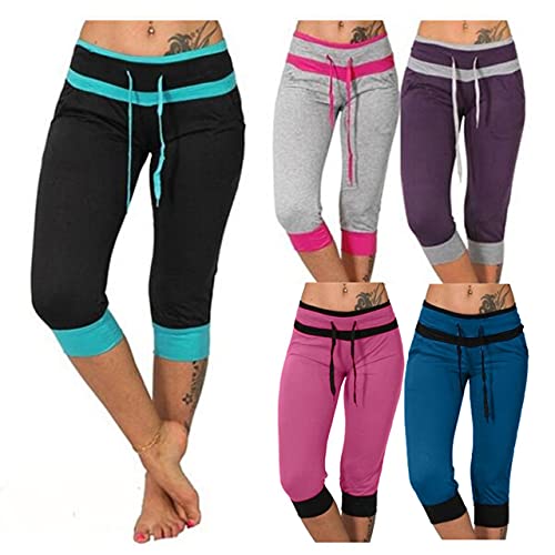 Shownicer 3/4 Pantaloni Sportivi Donna Estivi