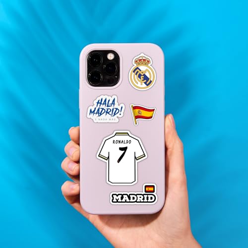Image of Pack of 35 Random Hala Madrid Stickers for Laptop /Mobile /Mobile /Journal /Diary /Guiatar etc. (Pack of 35) (Hala Madrid)
