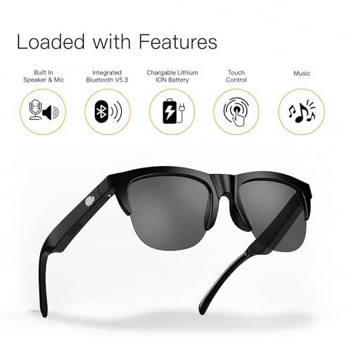 Image of OLV Smart Glasses with Wireless Bluetooth - Real Time Translation