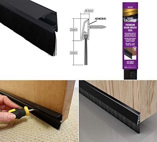 Stormguard - Paraspifferi per porta con spazzola