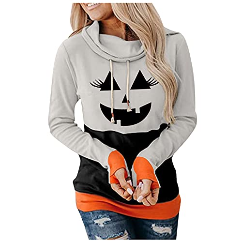 Women's Casual Zip Hoodie Women Graphic Tshirts Funny Womens Shirts Plus Size Graphic Tees for Women(A4-Beige,M)