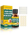 MQXUNMI 20ml Hühneraugen Entferner, Corn Remover, Gegen HüHneraugen Und Callus Remover, HüHneraugen Entferner, Mais Linderung von Maisschmerzen und Fußpflege