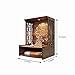 Rellon Industries Wooden Mandir for Home Pooja - Beautiful Temple Stand for Office With LED Spot Light (A1)