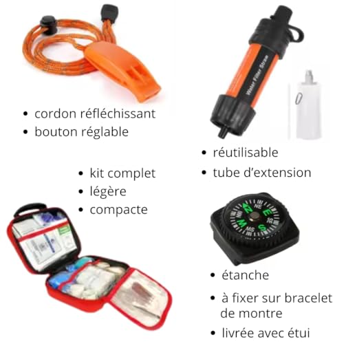 Kit randonnée légère 1-2 jours contre le surpoids du sac à dos - 7