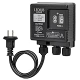 タカショー ひかりノベーション コントローラー ブラック ガーデンライト 屋外 庭 間接照明 防水 鮮やかな光 ライトアップ 最大ライト8個接続可能 ポリカーボネート 塩化ビニル樹脂 LGL-T01LH