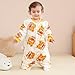 Soft Sleeping Bag for Infants and Toddlers, Wearable Baby Blanket Sleeping Bag for Spring, Autumn, Winter Split Legs for Toddlers All Seasons (110)