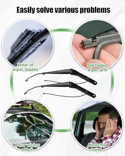 Front Wiper Arms Replace 602-5420 85111394 Fit for Volvo VNL 2008-2014 | for Driver And Passenger Side, Wiper Arm for Right & Left Side