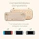 TANOOKI Tragetasche für Switch 2, süßes Design, schöne Tasche für Switch 2, kompatibel mit Switch/OLED/Lite, Innenraum für Spiele