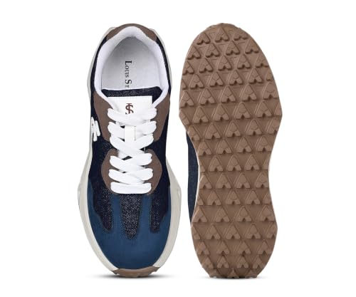 Image of LOUIS STITCH Men's Lightweight Sneakers | Lace-Up Sneaker for Men | Perfect for Casual & Travel Wear | LSP-SNK-NBL