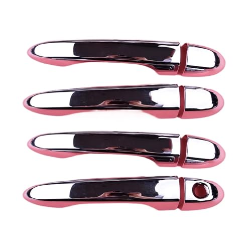 ドアハンドルカバー Compatible With Fiat For 500X For SUV 2016 2017 2018 2019 2020 2021 2022 2023 クローム外装サイドドアハンドルカバートリムベゼルキャップに対応