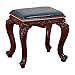 DLGF Tabouret de Coiffeuse Tabouret pour Coiffeuse,Siège,en Bois,avec Coussin Tabouret pour Coiffeuse Style Baroque Tabouret de Maquillage