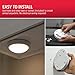 Energizer Tap Light, Battery Operated, Soft White, Push On/Off Wireless, Portable and Convenient, Perfect for Under Cabinets, Closet, Attic, Nightstand,Nursery, Bathroom, Hallway, 36521, 1 Pack