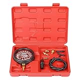 WUODAO Fuel Pump Pressure and Vacuum, Carburetor Intake Manifold, and Vacuum Test,Car Fuel Pump and Vacuum Tester Gauge