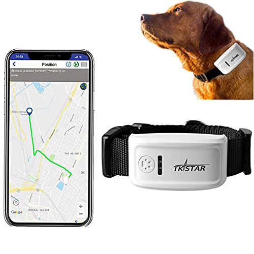 ZEERKEER Pet GPS Tracker, Dog GPS Tracking and pet Finder, The GPS Dog Collar Attachment, Locator Waterproof, Tracking…