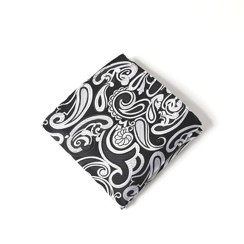 Image of Men's Tie Set with Pocket Square and Cufflinks | 100% microfiber; tie 59 x 3.15 in; square 10 x 10 in; gift box included