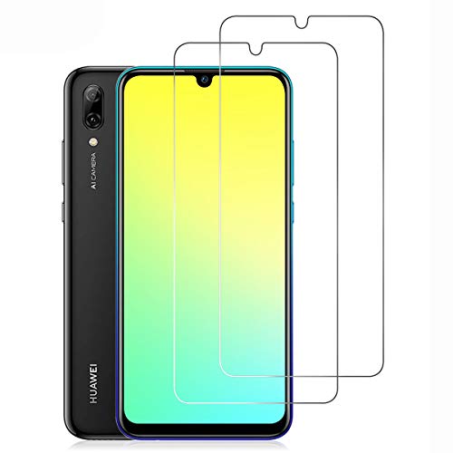 LXIAN P Smart 2019 /honor 10 lite Screen Protector (2 Pack), [9H Hardness] [Anti-scratch] [No-Bubble] [Easy Installation] Tempered Glass for Huawei P Smart 2019 (6.21 Inch)