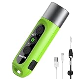 ASWAYKE 電子ホイッスル IPX5防水 大音量 125db 充電式1000mAh【4段階 3種類のホイッスル音】電子笛 スポーツ 審判 防災 防犯 （Light Green）