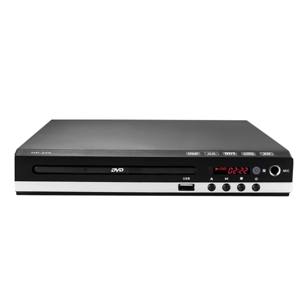 DVD-229 HD 1080p USB Remote VCD CD Media Player-Maschine Home DVD Box Multimedia Player EU-Platte