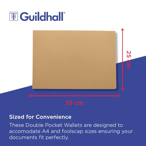 Cartera Exacompta Guildhall doble bolsillo para evitar que sus papeles importantes se doblen 2