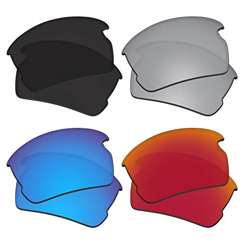 Image of Flak 2.0 Lenses & Rubber Kits Replacement for Oakley Sunglass OO9295 Polarized
