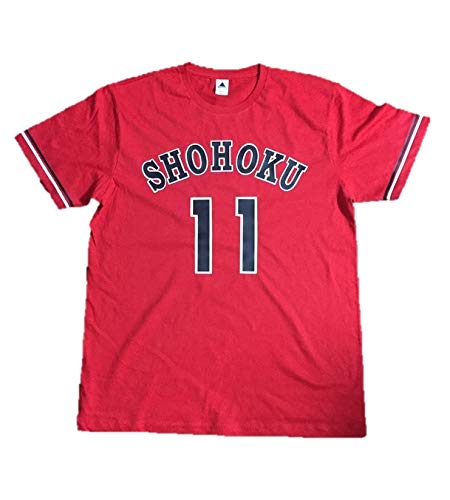 Amazon | Tシャツユニフォーム スラムダンク風 湘北高校 10番 流川楓
