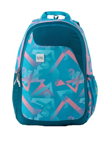 Image of Wildcraft Wiki 1 30L Laptop Backpack for Men & Women | Fits 15.6 inch Laptop | Padded Shoulder Straps, Multi Compartments, Anti-Theft Zippers | School & College Bag | Future Design Blue