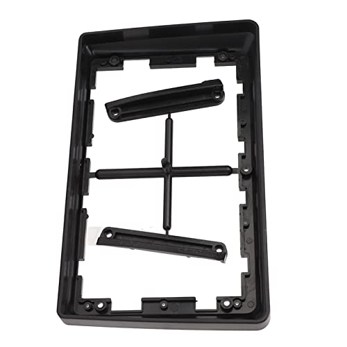 Moldura de painel de navegação, kit de instalação estéreo de 23 cm, profissional, resistente, fácil