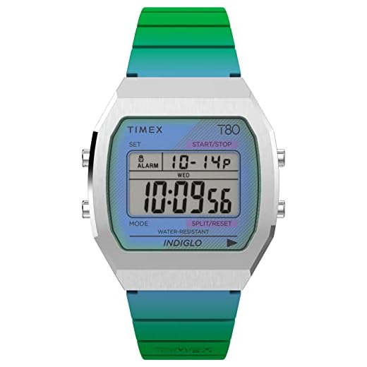 Timex Reloj Digital para Unisex Adulto de Cuarzo con Correa en Plástico TW2V74500