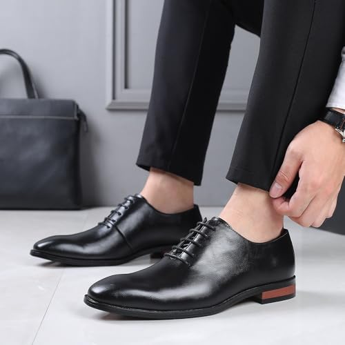 Mens Oxford Boot Lace-up Classic Modern Wedding Formal Dress Shoes Wedding Shoes Comfortable2