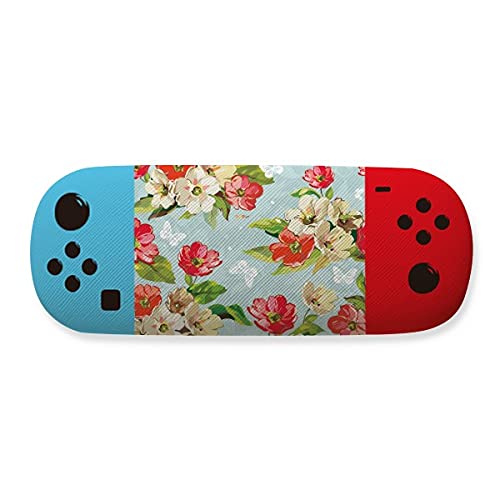 Étui de rangement pour lunettes motif fleurs de pêcher boîtier rigide protection