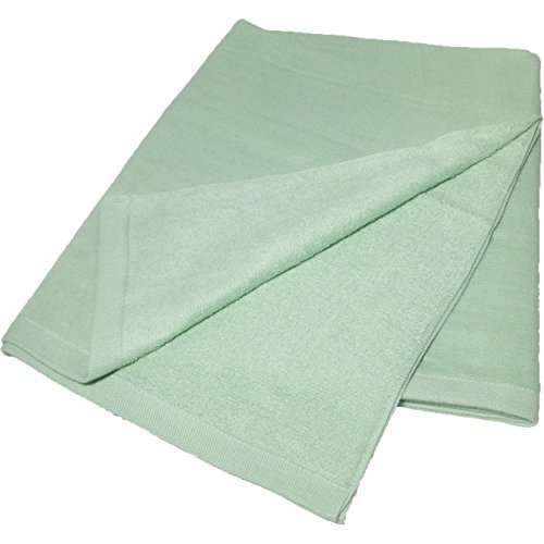 AMAZON用広告.夢工房 天然染め90×210超大判裏ガーゼバスタオル(草木・ドリンク染め)日本製 泉州タオル (緑茶).