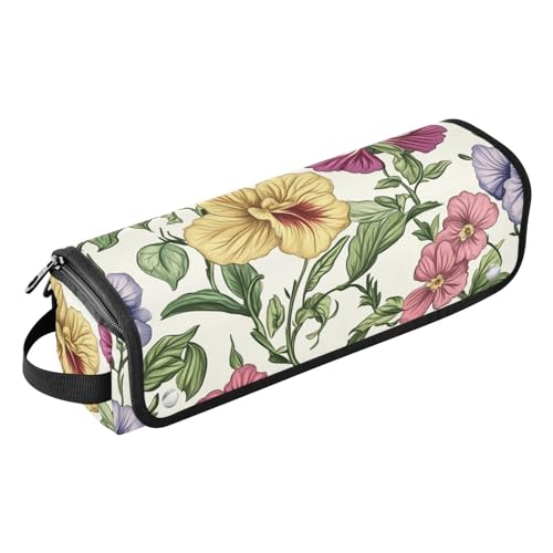 Yuiboo Bolsa de viaje para herramientas de pelo caliente, con alfombrilla extraíble resistente al calor, organizador de accesorios de peinado extraíble para plancha, herramientas calientes y