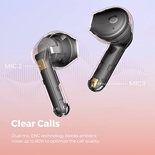 Image of SoundPEATS True Wireless Earbuds, Air3 Deluxe HS Bluetooth 5.3 Headphones with 14.2mm Driver, 4 Mic Hi-Res Audio Wireless Ear Buds, IPX4 Waterproof Stereo in-Ear Earphones, 20 Hrs, App Customized EQ