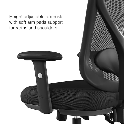 Image of Staples Ergonomic Mesh Task Chair, Lumbar Support, Black, 2-Pack | Breathable mesh back chairs for shared workspaces or multi-desk offices.