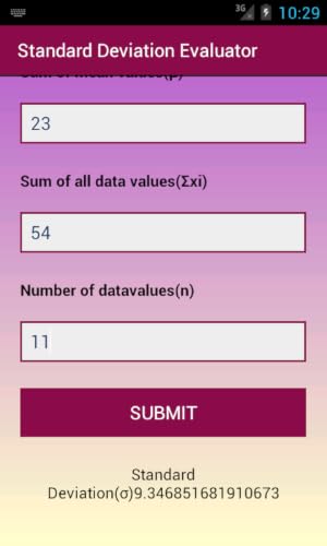 Standard Deviation in statistics – vue 4