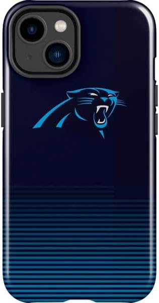 Skinit Impact Phone Case Compatible with iPhone 15 - Officially Licensed NFL Carolina Panthers Distressed Design