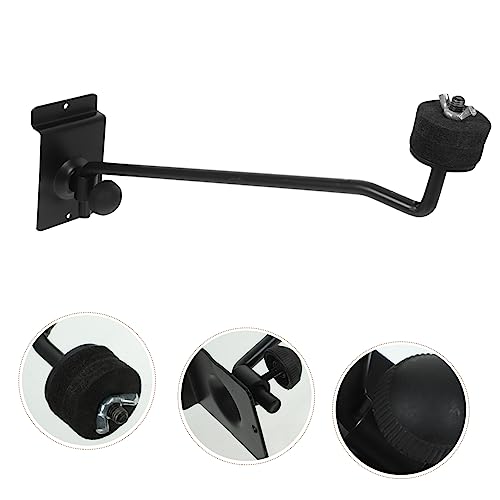 Levemolo soporte para platillos con liberación rápida, diseño simple para efectos de crash, para amantes de la batería, soporte de pared duradero miniatura 7