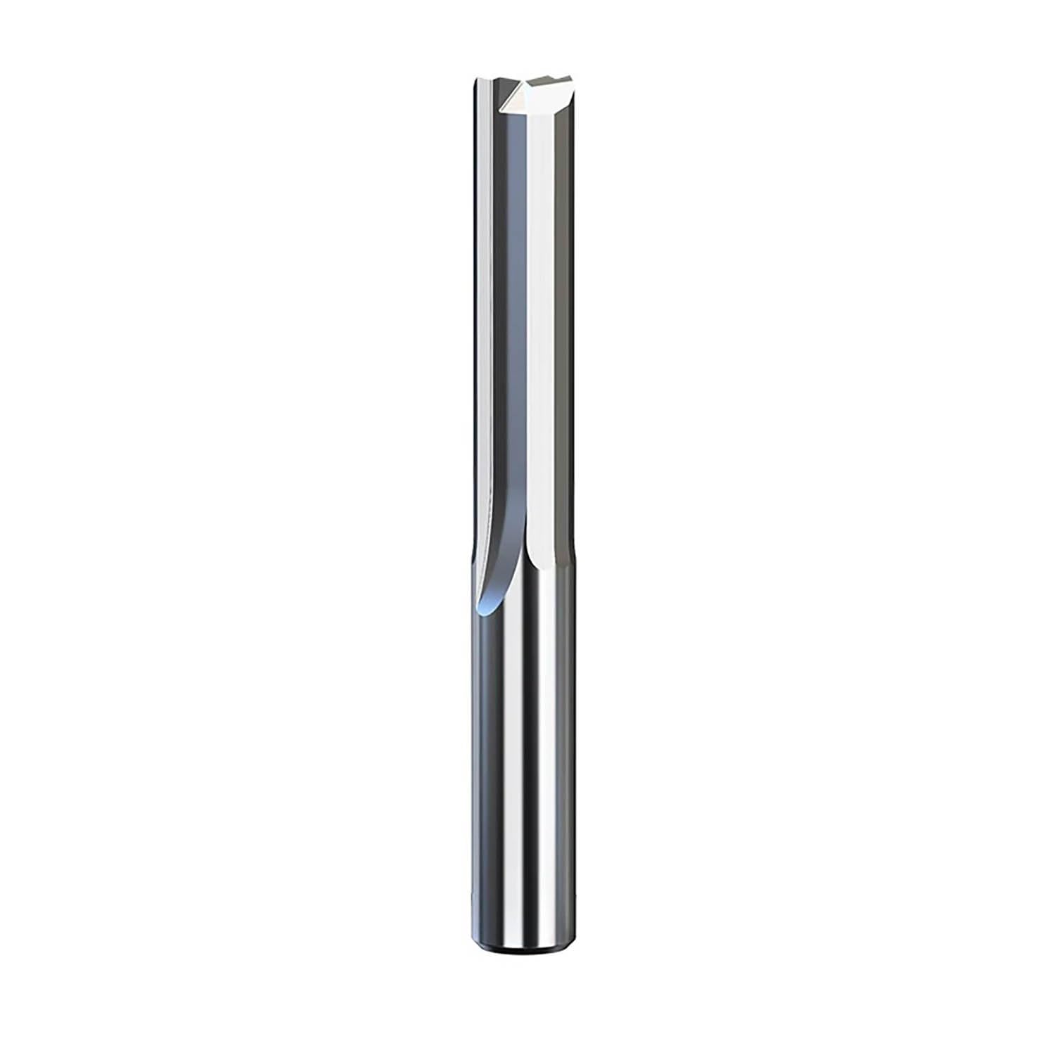 3.175 4 6 8 10mm Shank 2 Flutes Straight End Mill Tungsten Carbide CNC Milling Cutter Hard Wood MDF Engraving Router Bit(6x52x80)