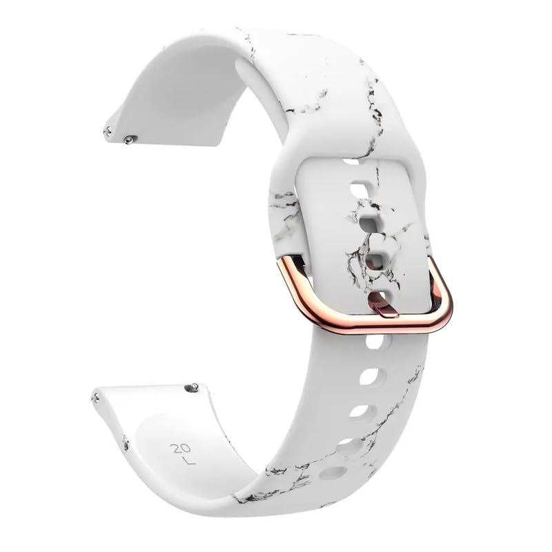 MELFOSmart Watch Strap Compatible With Gionee Smart Life Smart Watch - Printed Soft Silicone Strap - Multi Color7