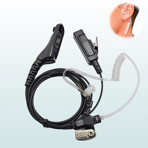 Acoustic Tube Earpiece Headset with Microphone,Multi Pin Two Way Radio Covert Security Bodyguard PTT Earpiece Headset for Motorola DP3400 DP4400 DGP4150 XPR6300 APX1000 APX4000 GP68 GP88 GP300 - Image 6