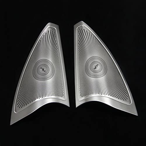 Interior Car Door Audio Speaker Frame Trim Cover 2pcs for Mercedes-Benz GLE W166 2015-2019