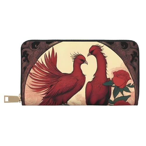 Monedero de mano con diseño de Fénix y Rose ideal para tus paseos