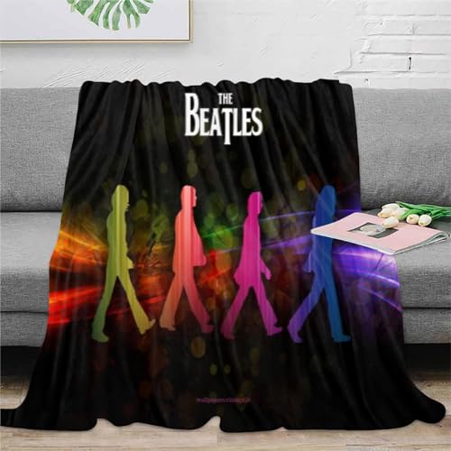 CHEWYZ Couverture Polaire en Flanelle à Motif 3D The Beatles, Couverture Chaude et Douce en Peluche pour bébé et Enfant, Couverture Polaire en Microfibre 100% Polyester 150x200cm - Les Beatles, Paul McCartney, John Lennon, RIngo Starr, George Harrison CHEWYZ Couverture Polaire en Flanelle à Motif 3D The Beatles, Couverture Chaude et Douce en Peluche pour bébé et Enfant, Couverture Polaire en Microfibre 100% Polyester 150x200cm – Image 4