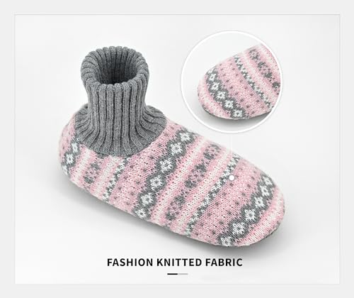 Panda Bros Slipper Socks for Women With Grippers, Fuzzy Womens Slipper Booties With Non Slip Bottoms, Cozy Warm House Slippers4
