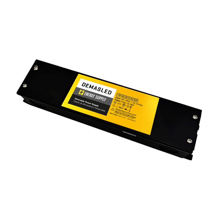 Image of 96W 24V Dimmable LED Driver Triac /ELV /MLV /Phase-Cut AC to DC Power Supply Transformer for LED Strip Light Dimmable Constant Voltage Projects UL Class 2