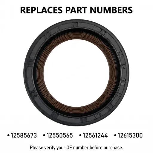 Engine Front Crankshaft Seal Timing Cover Seal 12585673 12550565 12615300 for Chevy GMC Cadillac Buick 5.3L 6.0L