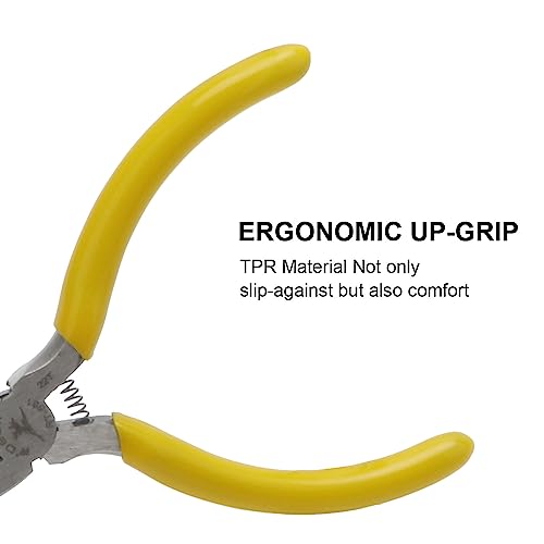 Spring Loaded Needle Nose Pliers 5 Inch Precision Long Reach Nose Pliers Wire Cable Cutter Hand Tools For Bending Wire, Handcraft, Pcb Board, Working In Tight Areas #TOP4